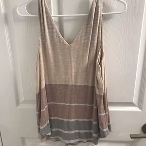 Anthropologie Jersey Tank medium Bordeaux